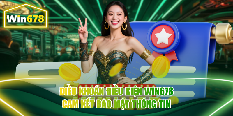 Điều khoản điều kiện Win678 cam kết bảo mật thông tin