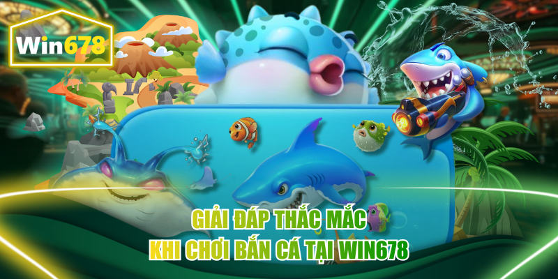 Giải đáp thắc mắc khi chơi bắn cá tại Win678