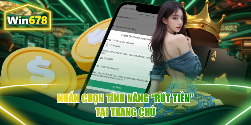 Nhấn thanh toán trên giao diện trang chủ nền tảng